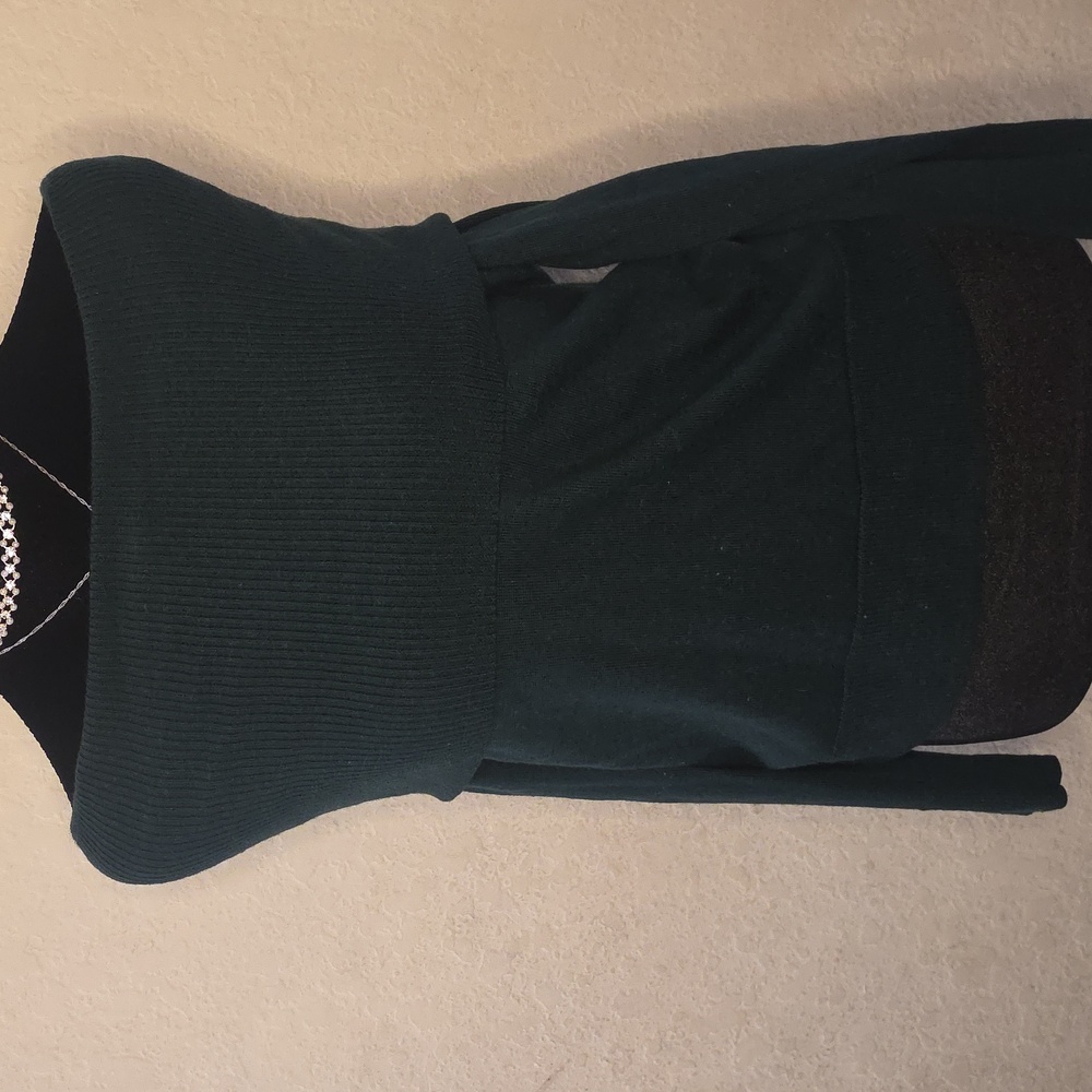 Talbots Dark Green Merino Wool Garment